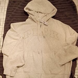 PINK Victoria's Secret Cream Hoodie